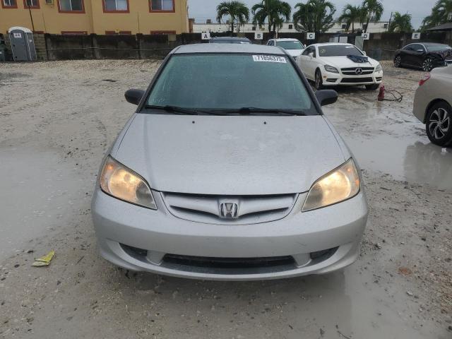 1HGES16364L008195 - 2004 HONDA CIVIC DX VP 银色 照片 5