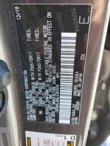 JTEBU5JR6L5781018 - 2020 TOYOTA 4RUNNER SR5/SR5 PREMIUM 灰色 照片 13