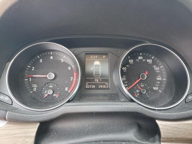 1VWBT7A34GC015334 - 2016 VOLKSWAGEN PASSAT SE BLACK photo 9