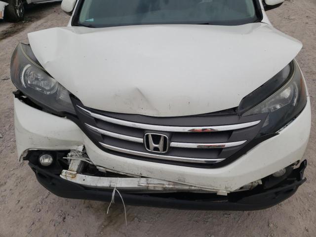 5J6RM4H75EL023407 - 2014 HONDA CR-V EXL WHITE photo 12