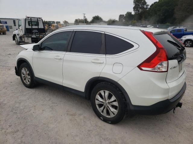 5J6RM4H75EL023407 - 2014 HONDA CR-V EXL WHITE photo 2