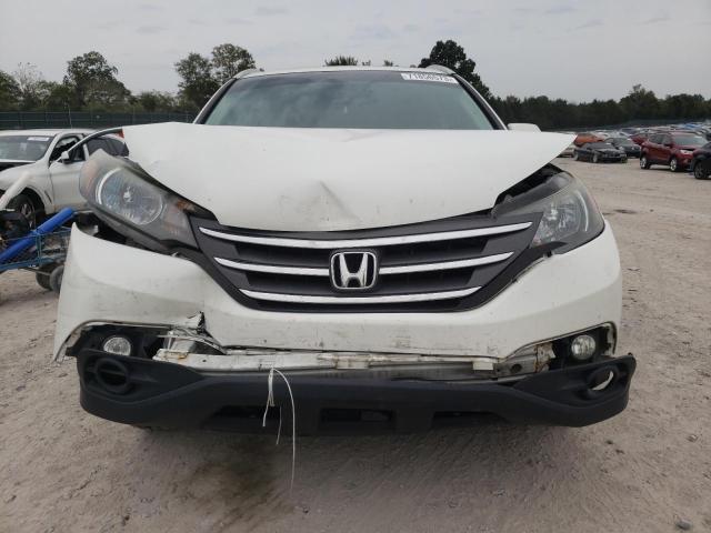 5J6RM4H75EL023407 - 2014 HONDA CR-V EXL WHITE photo 5