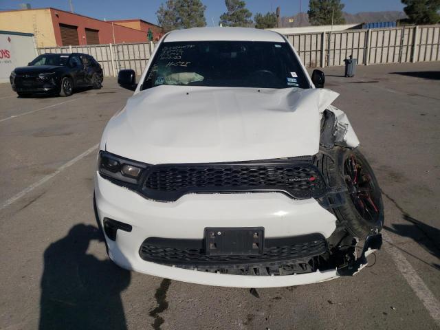 1C4RDJDG5MC641545 - 2021 DODGE DURANGO GT WHITE photo 5