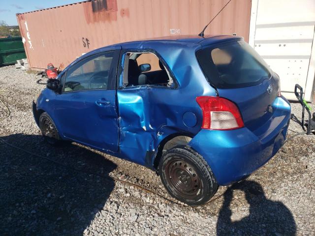 JTDJT923385211957 - 2008 TOYOTA YARIS BLUE photo 2