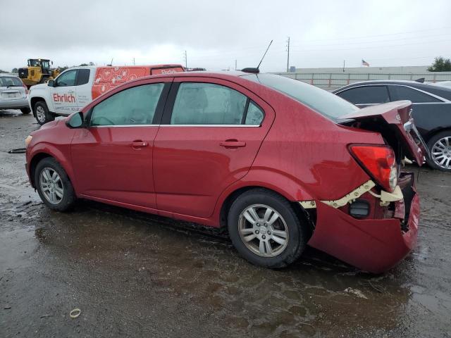 1G1JC5SB2F4145557 - 2015 CHEVROLET SONIC LT RED photo 2