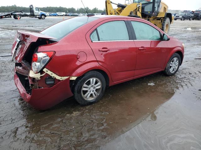 1G1JC5SB2F4145557 - 2015 CHEVROLET SONIC LT RED photo 3