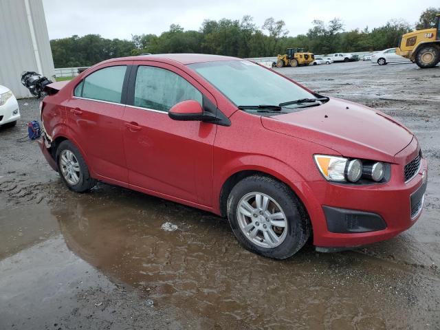 1G1JC5SB2F4145557 - 2015 CHEVROLET SONIC LT RED photo 4