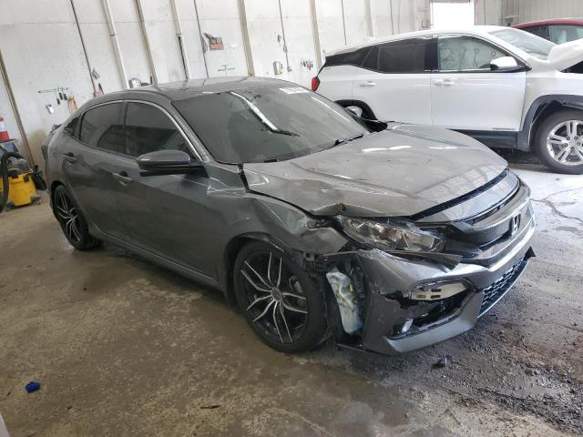 SHHFK7H57JU210156 - 2018 HONDA CIVIC EX GRAY photo 4