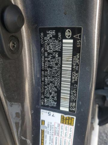 JTDKB20U963195668 - 2006 TOYOTA PRIUS SILVER photo 12