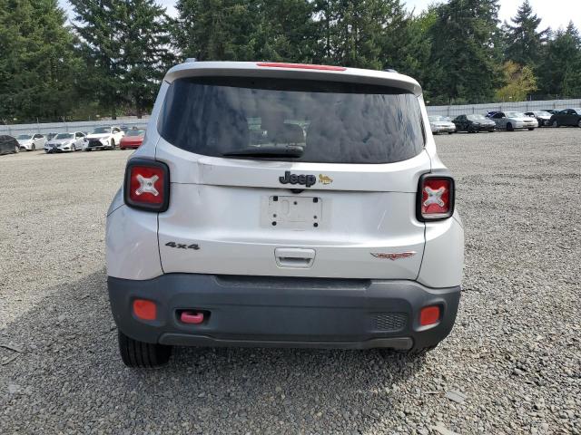 ZACCJBCB1JPG71417 - 2018 JEEP RENEGADE TRAILHAWK SILVER photo 6