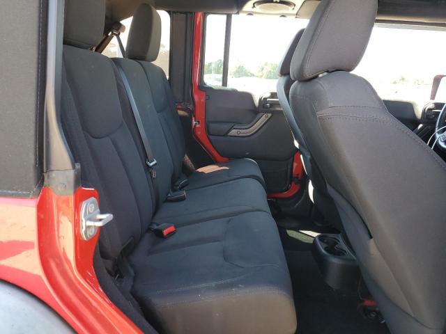 1C4BJWDG0EL207560 - 2014 JEEP WRANGLER U SPORT წითელი ფოტო 10