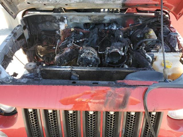 1C4BJWDG0EL207560 - 2014 JEEP WRANGLER U SPORT წითელი ფოტო 11