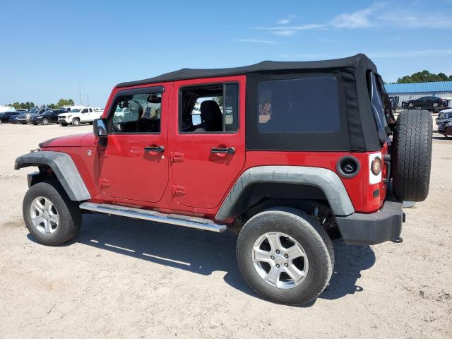 1C4BJWDG0EL207560 - 2014 JEEP WRANGLER U SPORT წითელი ფოტო 2