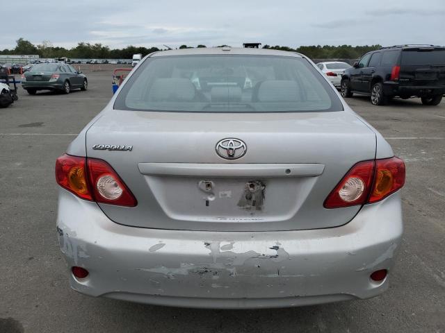 2T1BU4EE4AC272664 - 2010 TOYOTA COROLLA BASE SILVER photo 6