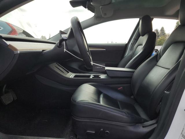 5YJ3E1EA4MF021639 - 2021 TESLA MODEL 3 Biały zdjęcie 7