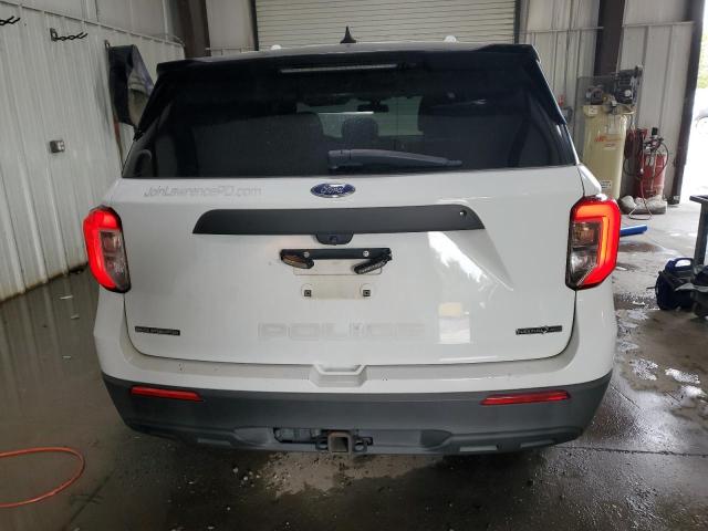 1FM5K8AB8LGA96949 - 2020 FORD EXPLORER POLICE INTERCEPTOR WHITE photo 6