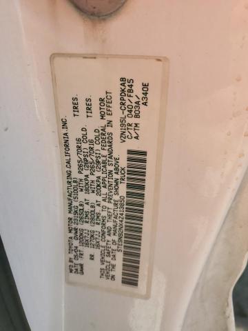 5TESN92NX4Z413850 - 2004 TOYOTA TACOMA XTRACAB PRERUNNER თეთრი ფოტო 12