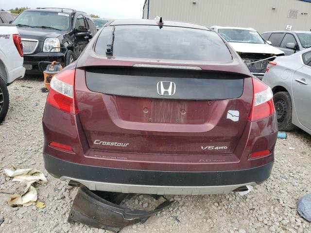 5J6TF2H53DL003013 - 2013 HONDA CROSSTOUR EXL BURGUNDY photo 6