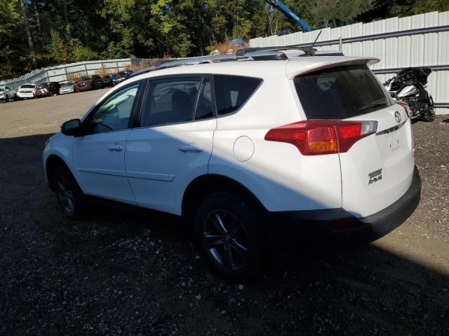 2T3RFREV9FW263185 - 2015 TOYOTA RAV4 XLE WHITE photo 2