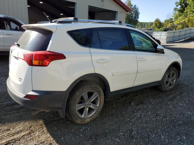 2T3RFREV9FW263185 - 2015 TOYOTA RAV4 XLE WHITE photo 3