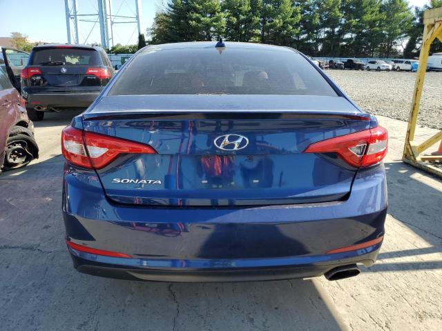 5NPE24AF8GH304247 - 2016 HYUNDAI SONATA SE BLUE photo 6