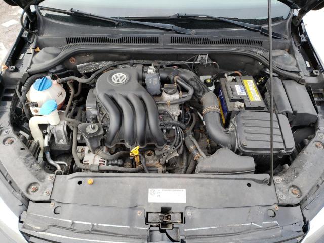 3VW2K7AJ4BM386583 - 2011 VOLKSWAGEN JETTA BASE Սև լուսանկար 11