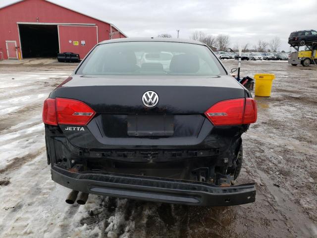 3VW2K7AJ4BM386583 - 2011 VOLKSWAGEN JETTA BASE Սև լուսանկար 6