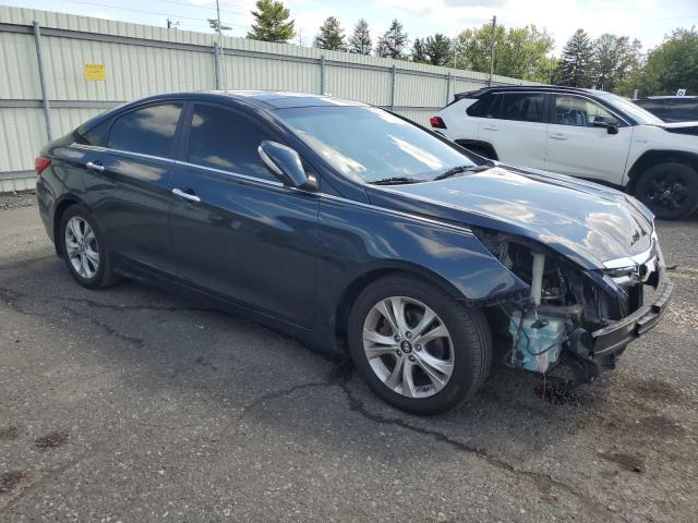 5NPEC4AC5DH740455 - 2013 HYUNDAI SONATA SE BLUE photo 4