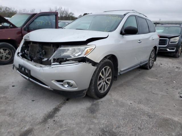 5N1AR2MM9EC705433 - 2014 NISSAN PATHFINDER S SILVER photo 1
