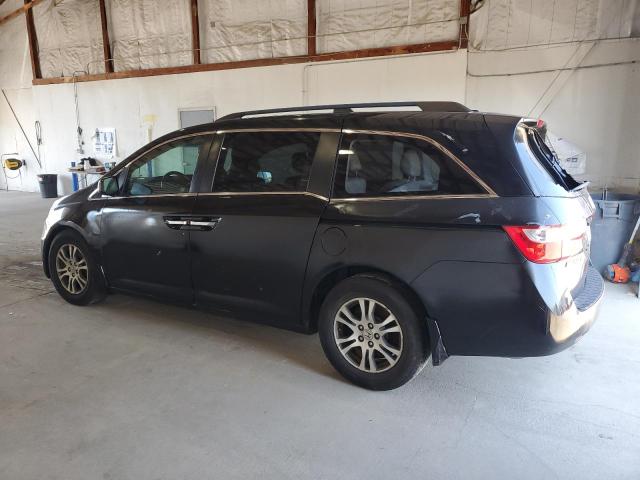 5FNRL5H67CB029828 - 2012 HONDA ODYSSEY EXL BLACK photo 2