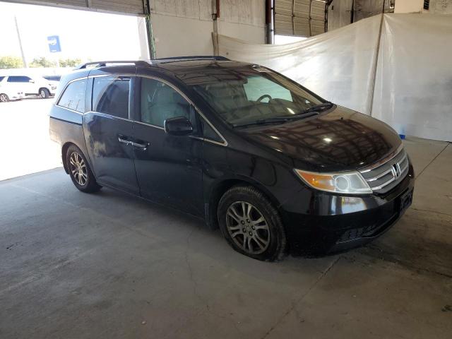 5FNRL5H67CB029828 - 2012 HONDA ODYSSEY EXL BLACK photo 4