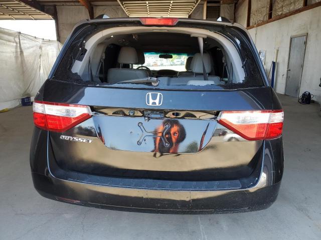 5FNRL5H67CB029828 - 2012 HONDA ODYSSEY EXL BLACK photo 6
