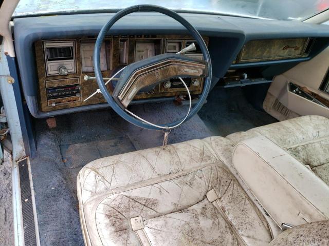 9Y89S686376 - 1979 LINCOLN MARK V BLUE photo 8