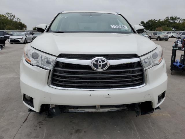 5TDKKRFH5FS087713 - 2015 TOYOTA HIGHLANDER XLE Ağ foto 5