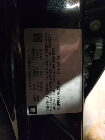 1G4PP5SK6E4121665 - 2014 BUICK VERANO BLACK photo 12