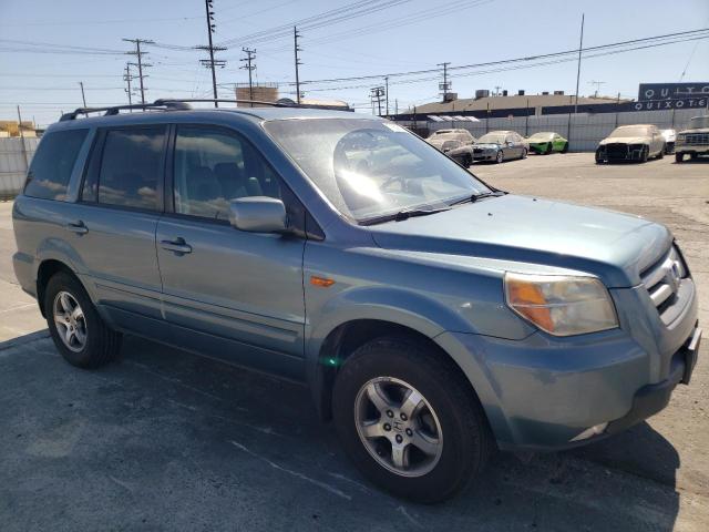 5FNYF28568B011126 - 2008 HONDA PILOT EXL BLUE photo 4