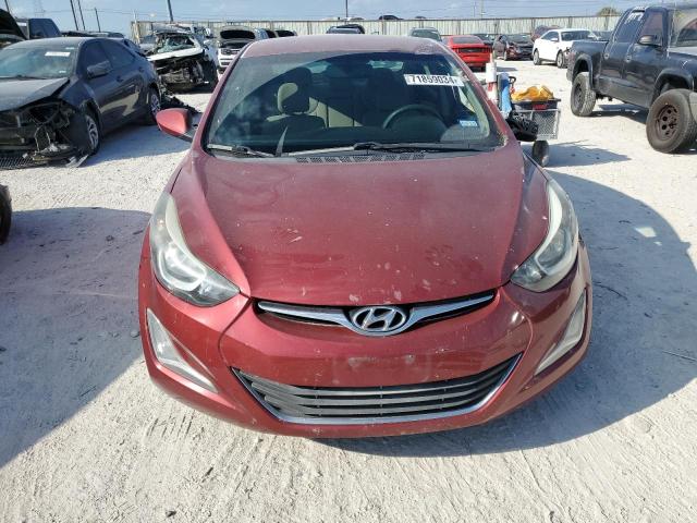 5NPDH4AE8EH506794 - 2014 HYUNDAI ELANTRA SE BURGUNDY photo 5