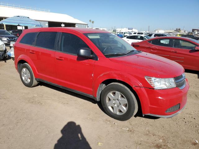 3C4PDCAB8CT361813 - 2012 DODGE JOURNEY SE RED photo 4