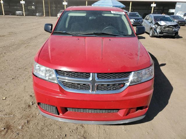 3C4PDCAB8CT361813 - 2012 DODGE JOURNEY SE RED photo 5