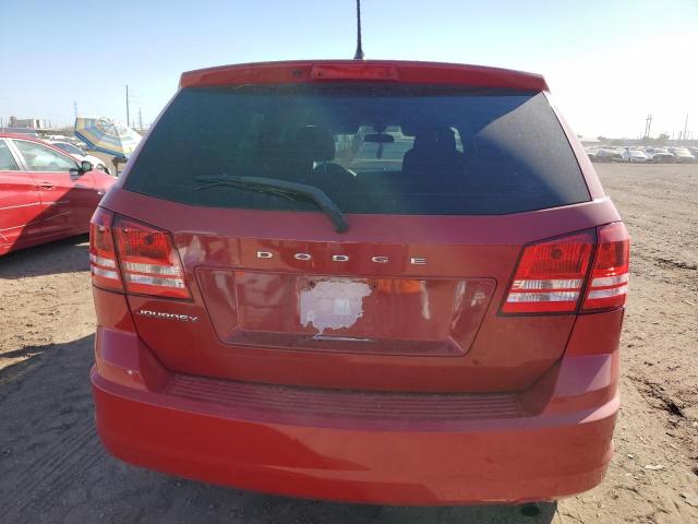 3C4PDCAB8CT361813 - 2012 DODGE JOURNEY SE RED photo 6