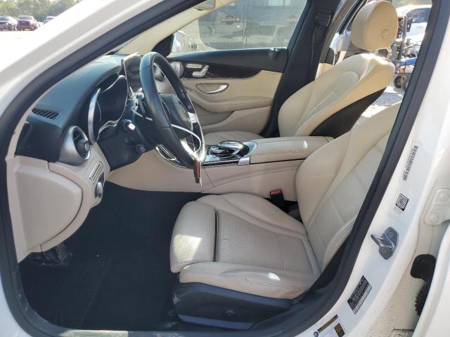 WDDWF4JB3JR327155 - 2018 MERCEDES-BENZ C 300 WHITE photo 7