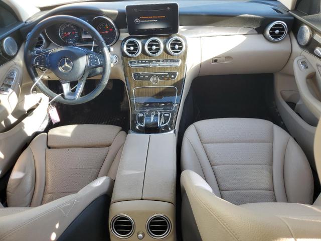 WDDWF4JB3JR327155 - 2018 MERCEDES-BENZ C 300 WHITE photo 8