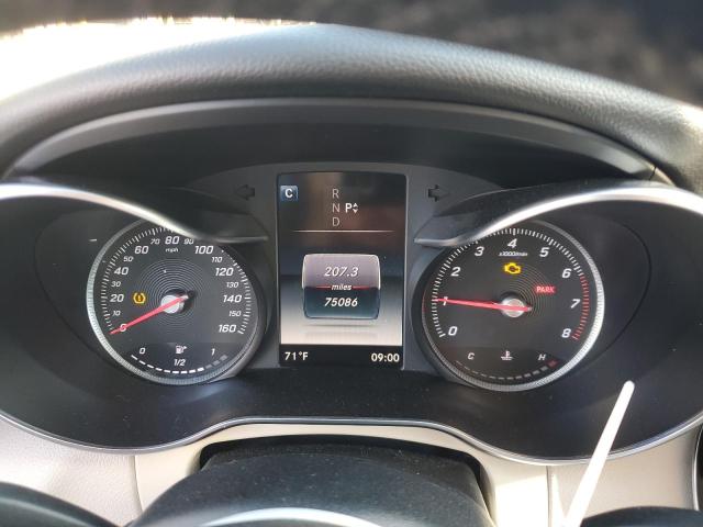 WDDWF4JB3JR327155 - 2018 MERCEDES-BENZ C 300 WHITE photo 9