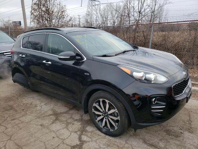 KNDPNCAC4J7378695 - 2018 KIA SPORTAGE EX BLACK photo 4