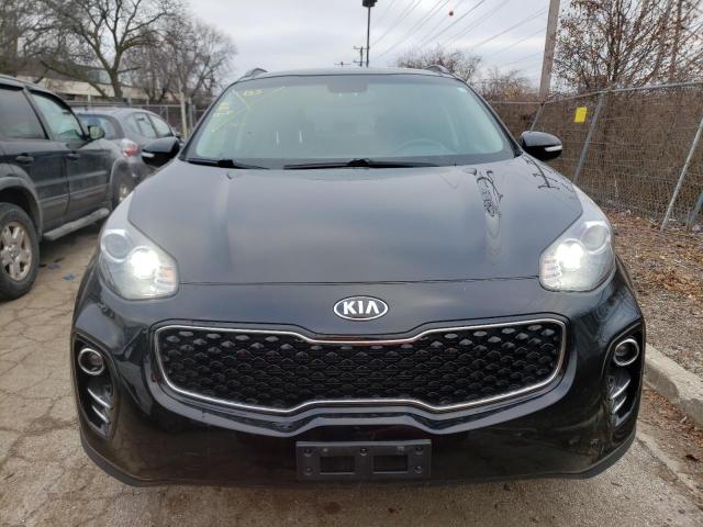 KNDPNCAC4J7378695 - 2018 KIA SPORTAGE EX BLACK photo 5