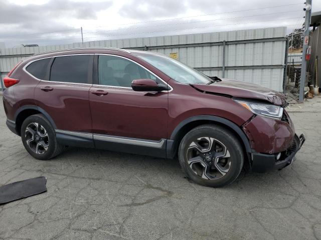 7FARW2H9XJE100828 - 2018 HONDA CR-V TOURING BURGUNDY photo 4