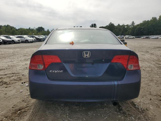 2HGFA16516H523971 - 2006 HONDA CIVIC LX BLUE photo 6