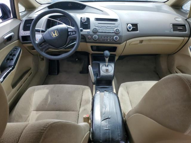 2HGFA16516H523971 - 2006 HONDA CIVIC LX BLUE photo 8