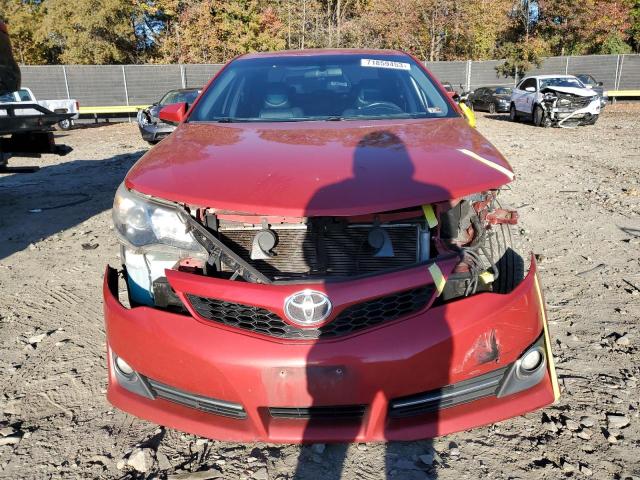 4T1BF1FK2CU611906 - 2012 TOYOTA CAMRY BASE RED photo 5