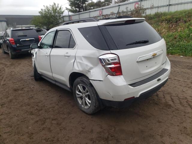 2GNALCEK8G6307545 - 2016 CHEVROLET EQUINOX LT WHITE photo 2